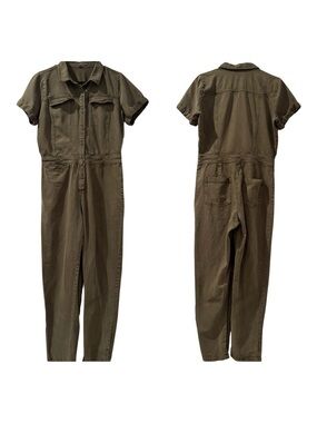 Young Fabulous & Broke Henry Utility Jumpsuit Olive Green Medium